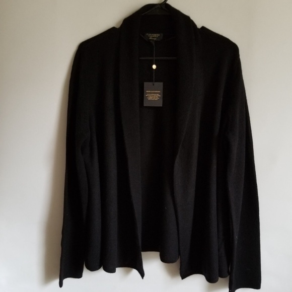 L. Charter Club Cashmere Ribbed Open-Front Cardigan, - Picture 5 of 12